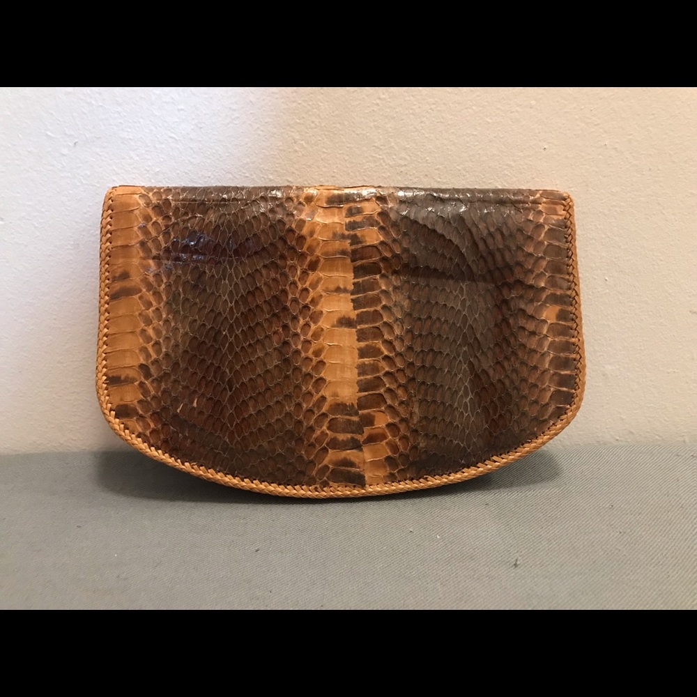 Snakeskin purse